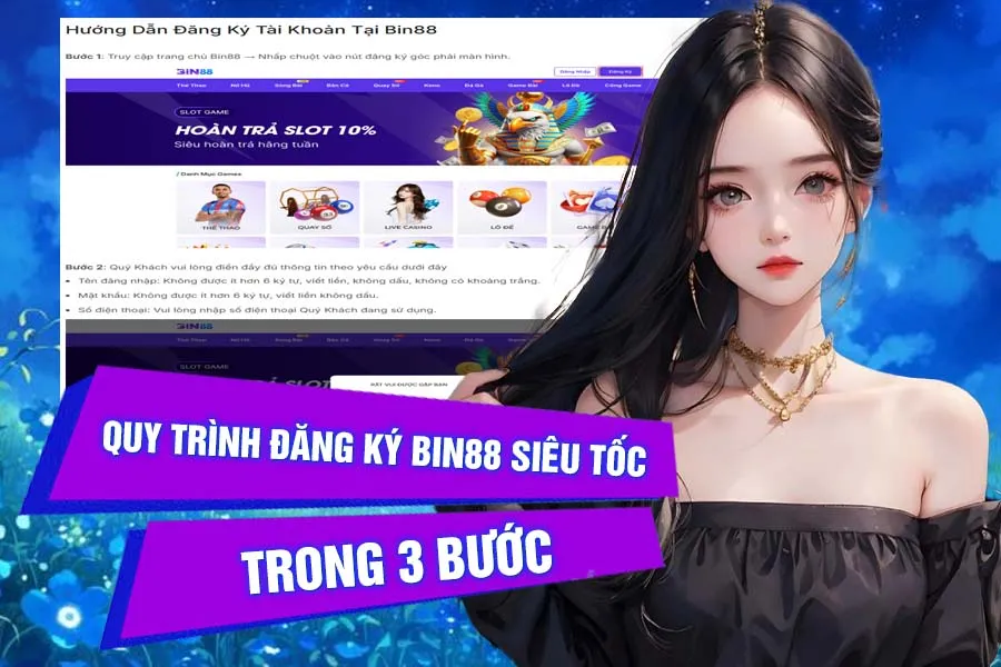 Quy Trình Đăng Ký Bin88 Siêu Tốc Trong 3 Bước